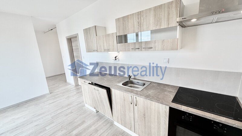 1+1/46m2/balkon/sklep/garážové stání/Říčany/Na výšině/částěčně vybaven/novostavba