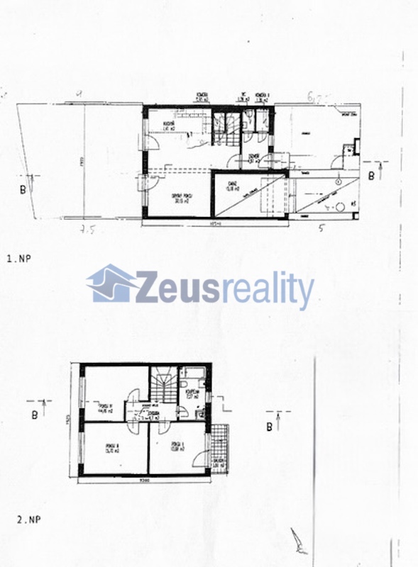 Rodinný dům 4+1/119m2/zahrada 120m2/Praha 9/Ůjezd nad Lesy/Čelkovická/částečně vybaven