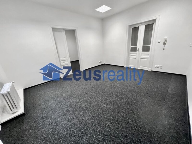 Kancelář/42,92m2/balkon/2místnosti/Kaprova/Praha 1/
