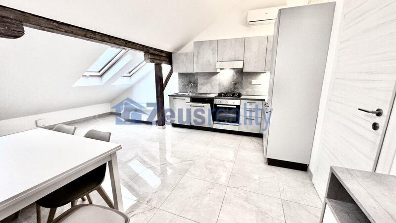 1+1/56m2/společný balkon/Plzeňská/Praha 5/Smíchov/zařízen komplet