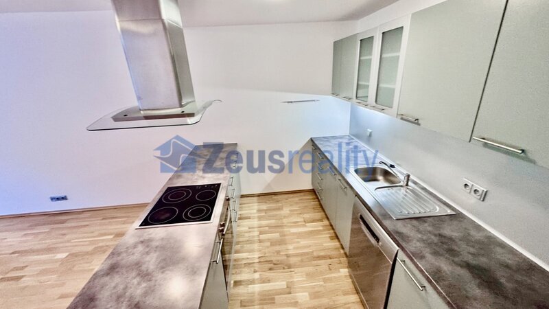 2+1/85m2 + terasa s předzahrádkou 45m2/parkovací stání/Praha 5/Smíchov/Na Popelce/částečně zařízen/