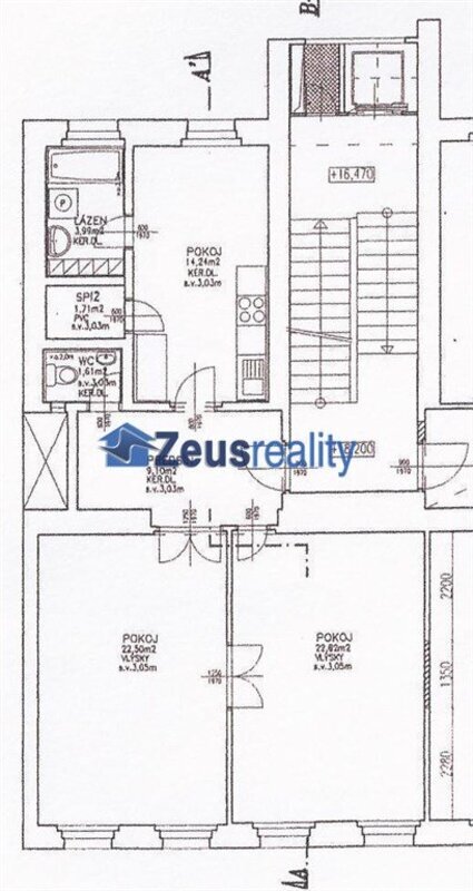 3+KK/80m2/Praha 2/Vinohrady/Vinohradská/samostatné pokoje/u metra/zařízen